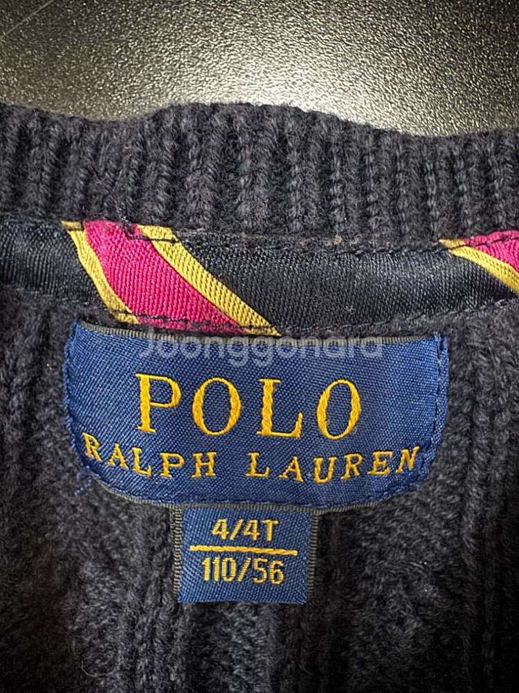 폴로릴프로렌 키즈 니트 원피스--2