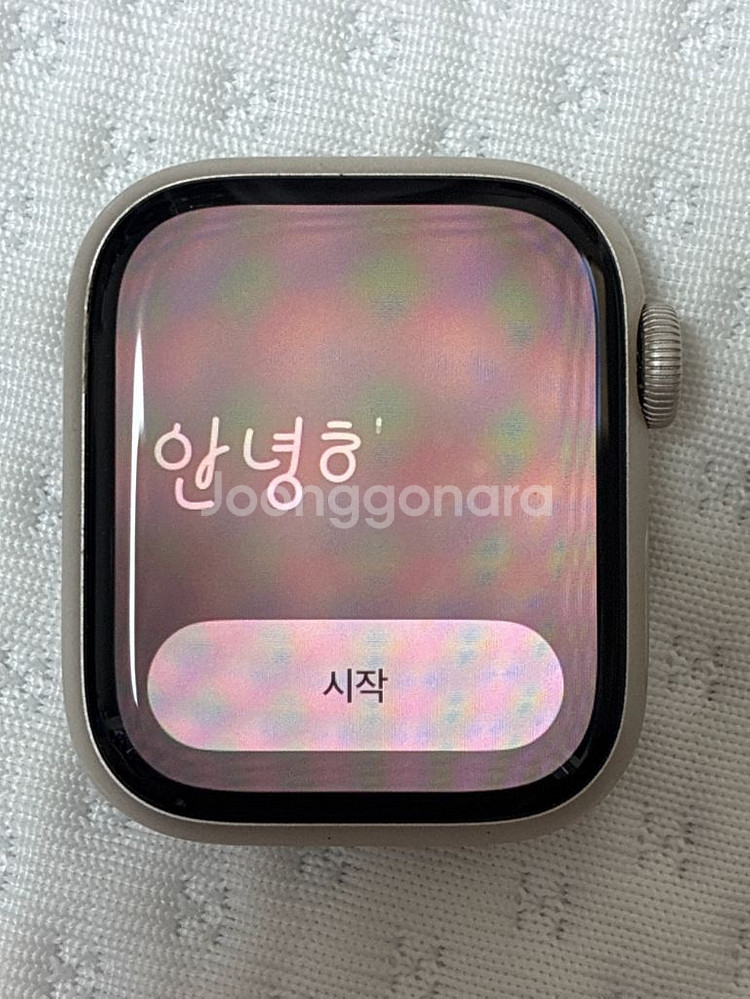 애플워치 7 41mm 알루미늄 스타라이트--0