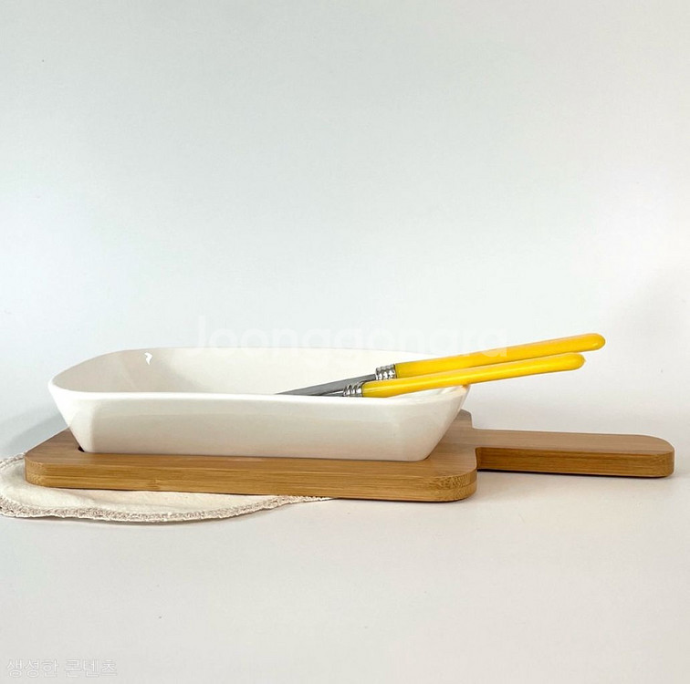 우드 나무 트레이 접시 세트, 그릇 세트 새상품--1