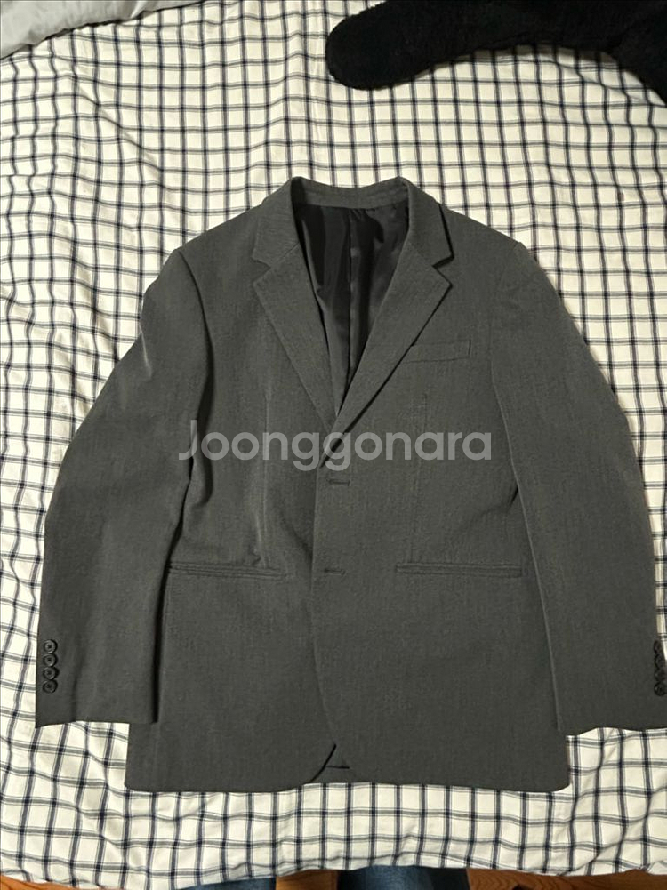 무탠다드 베이식 블레이져 챠콜 미디엄 그레이 L--0