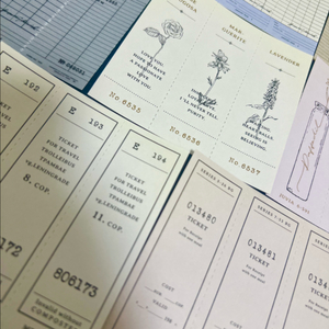 [ 빈티지 ] 티켓 3컷 라벨지 믹스 / 다꾸 용품