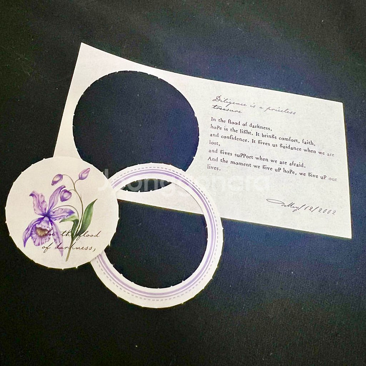 [ 빈티지 ] 뜯어쓰는 꽃 라벨지 세트 4종 / 다꾸--4