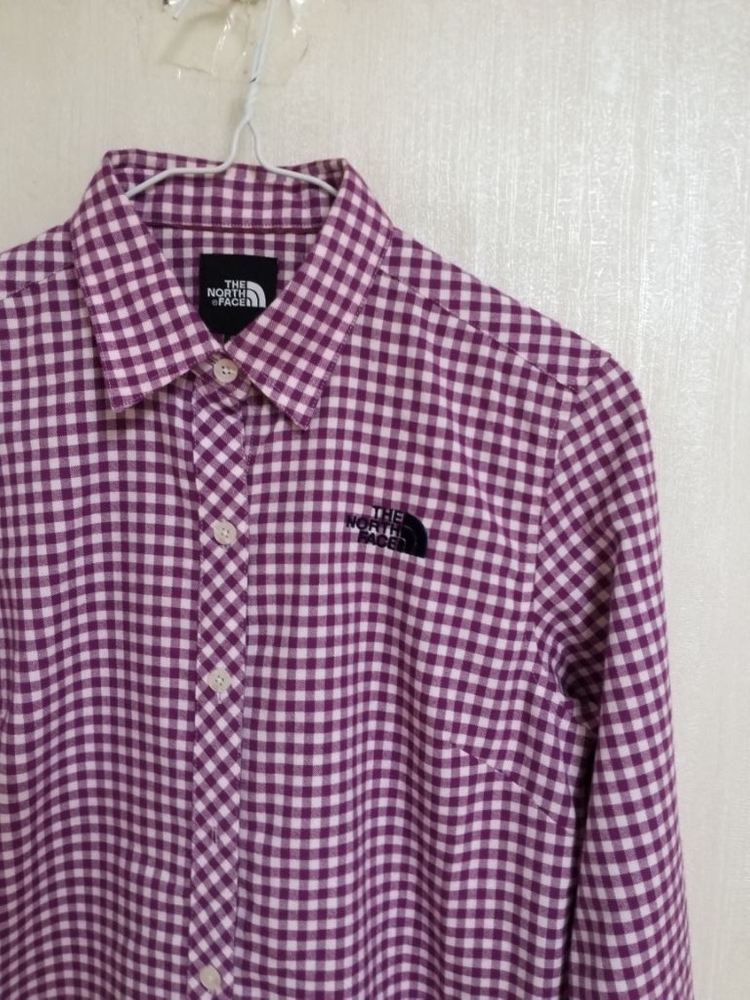 여성 노스페이스 등산 체크셔츠 (90) 이미지