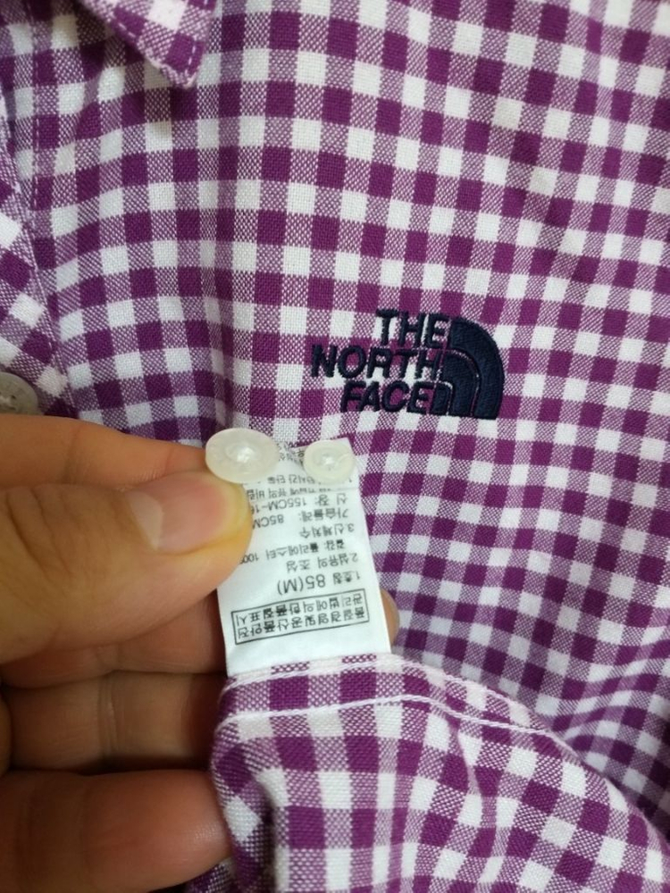 여성 노스페이스 등산 체크셔츠 (90) 이미지