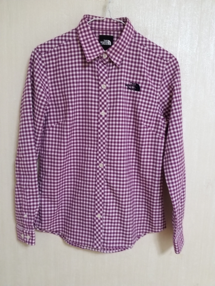 여성 노스페이스 등산 체크셔츠 (90) 이미지