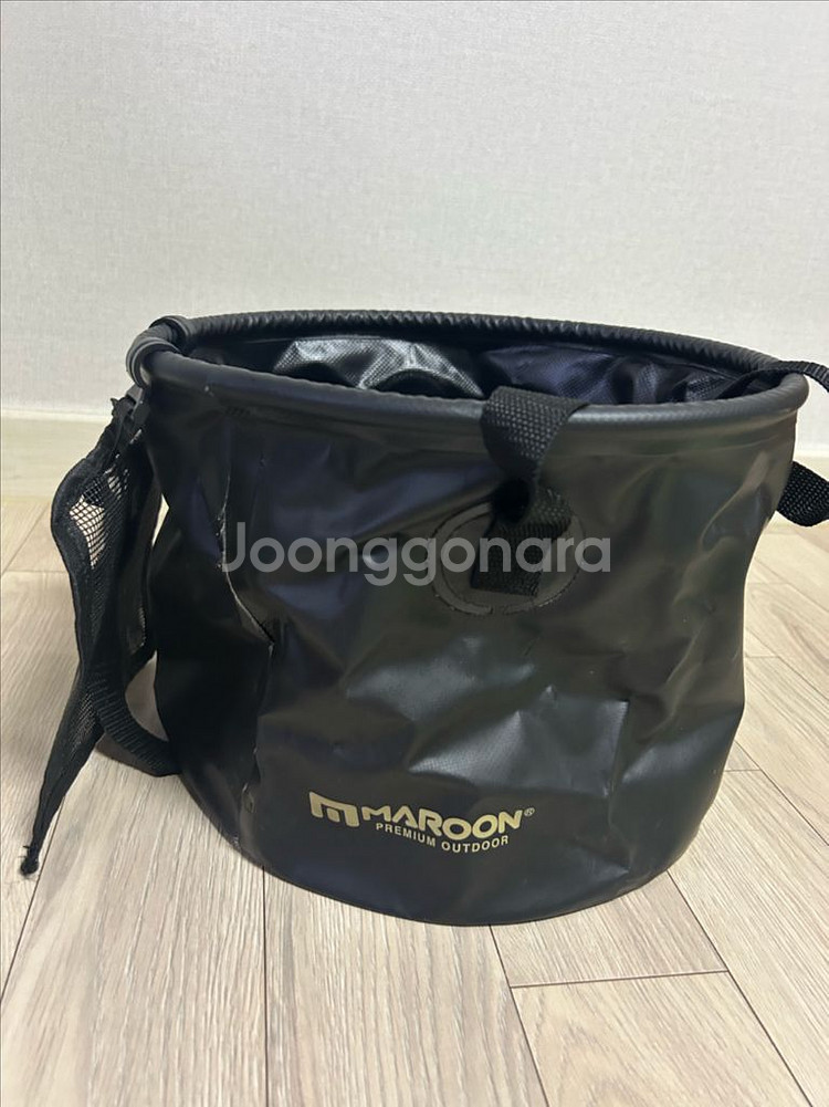 마룬 캠핑 설거지통(설거지바스켓) 20L 블랙--1
