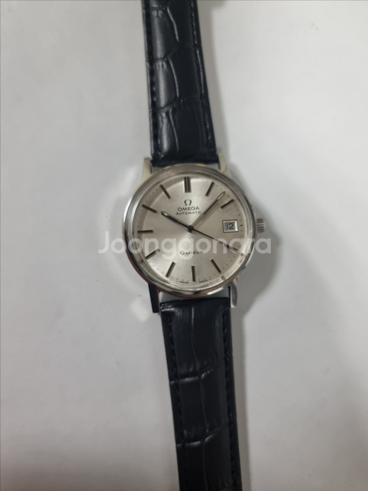 OMEGA 정품 오메가 시계 제네브 샴페인 다이얼 원형--0