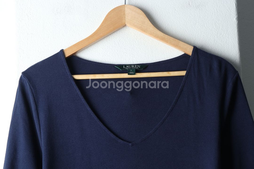 W(L-XL) 폴로 랄프로렌 반팔 티셔츠 브이넥--2