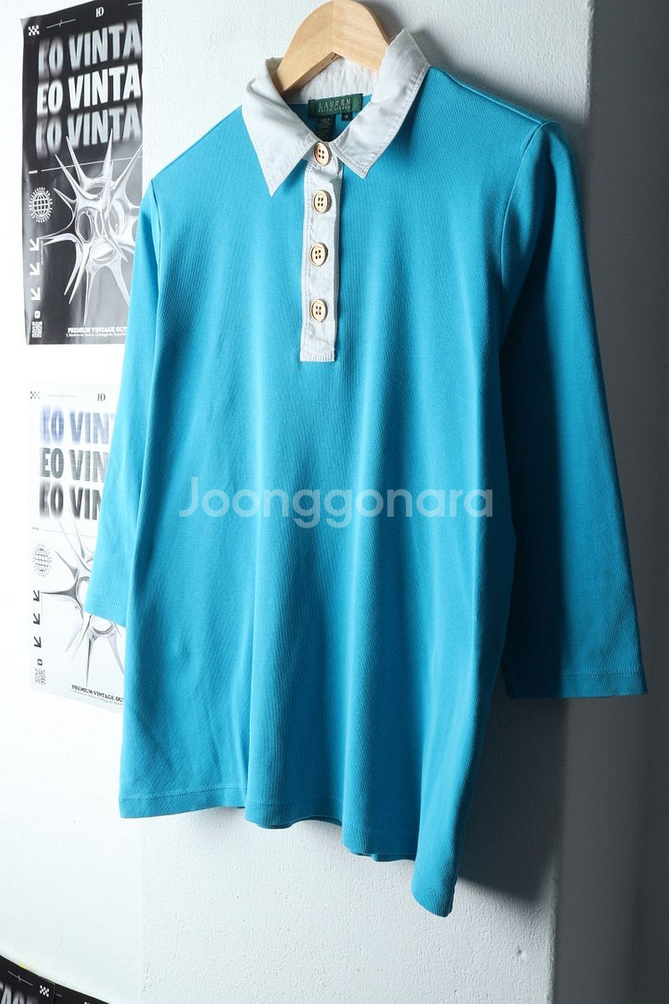 W(XL-2XL) 폴로 랄프로렌 반팔 카라 티셔츠--0