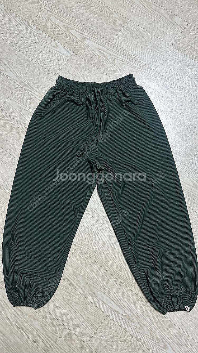 부디무드라 립 조거팬츠 s 카키색(에코버전)--7