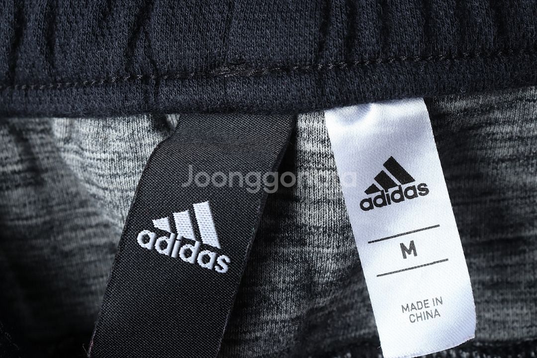 (M) 아디다스 트레이닝복 바지 블랙 밴딩 올드스쿨--6