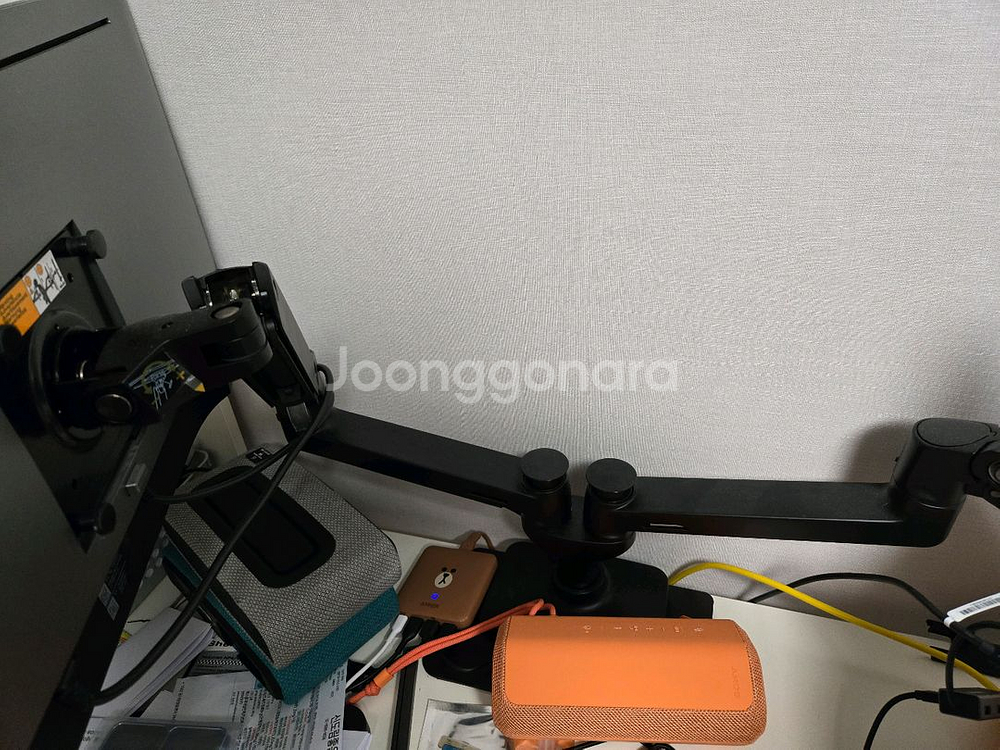 아마존베이직 모니터암 듀얼 (어고트론 OEM) 2대--1