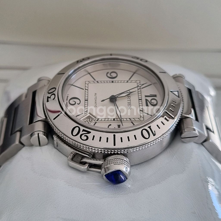 까르띠에 파샤 씨타이머 40mm 오토(오버홀 완료)--4
