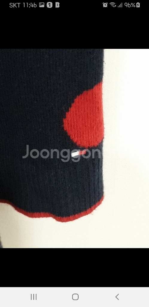 (S) 타미힐피거 가디건 도트 면 캐시미어 토미--3