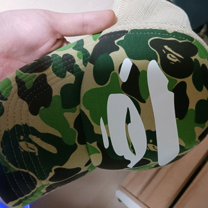 베이프 BAPE 카모 트러커 모자 정품2023