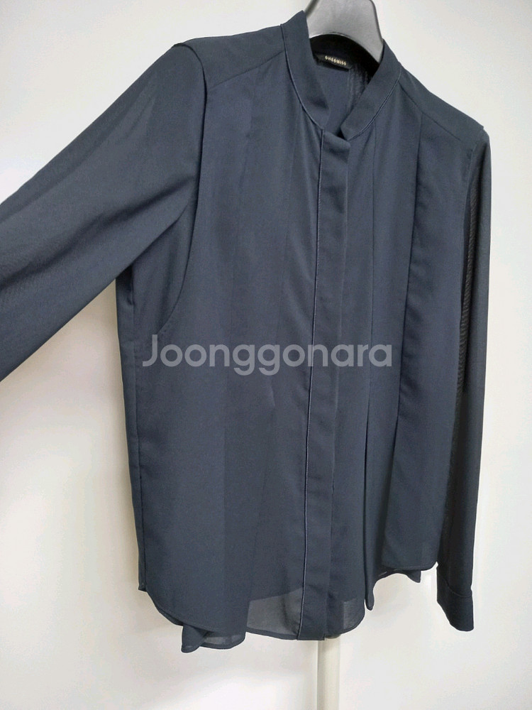 쉬즈미스 춘추 쉬폰 긴판 블라우스 66.77--3