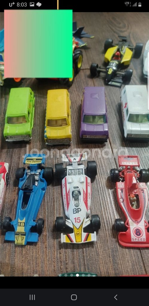 다이캐스트 미니카 58대 10만원 빈티지 20년이상--1