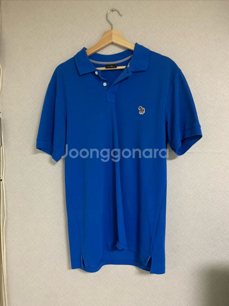 폴스미스 얼룩말 로고 블루 폴로티 M--0
