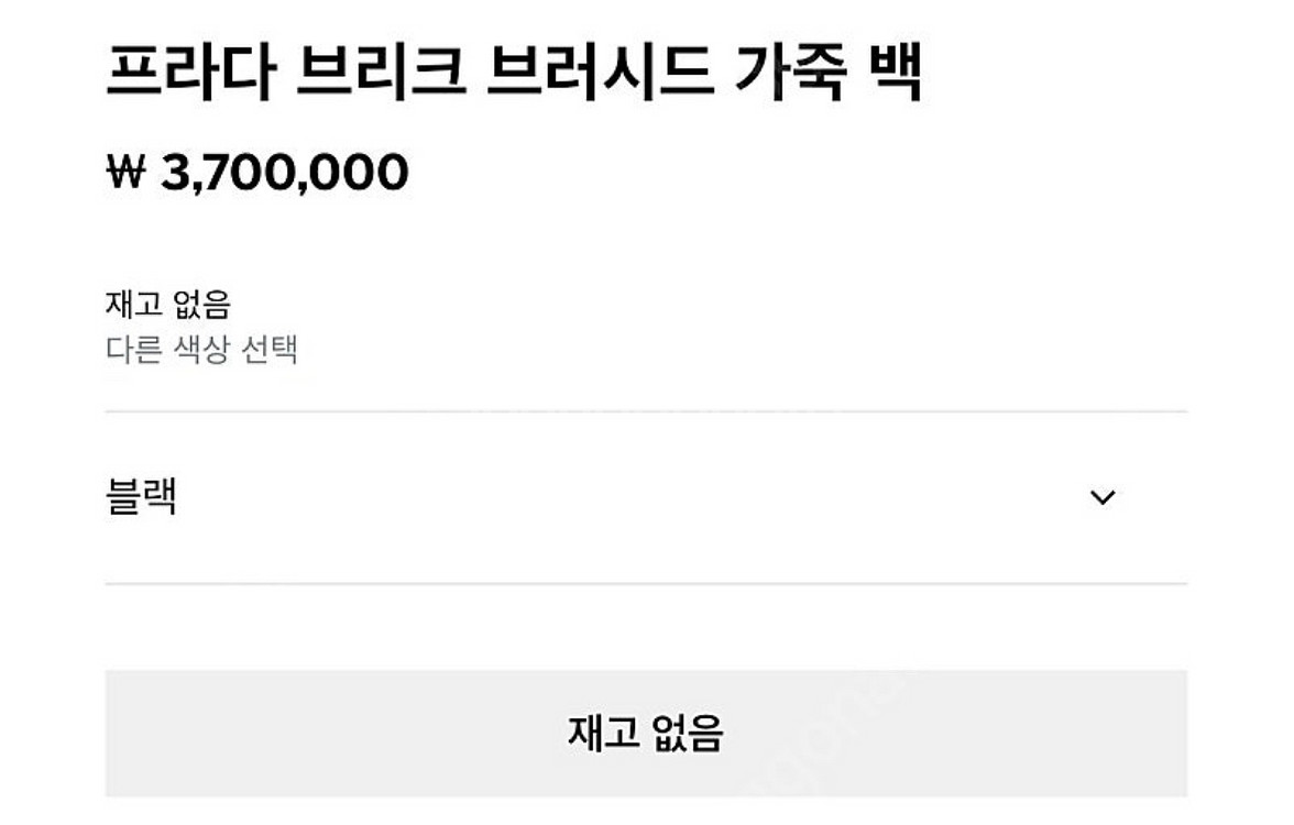 프라다 브리크 가죽백--2