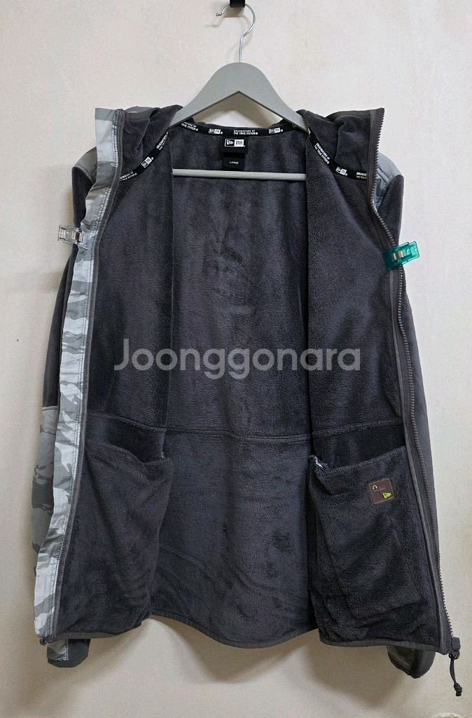 뉴에라.기모후드집업. L (실착용M-95)--3