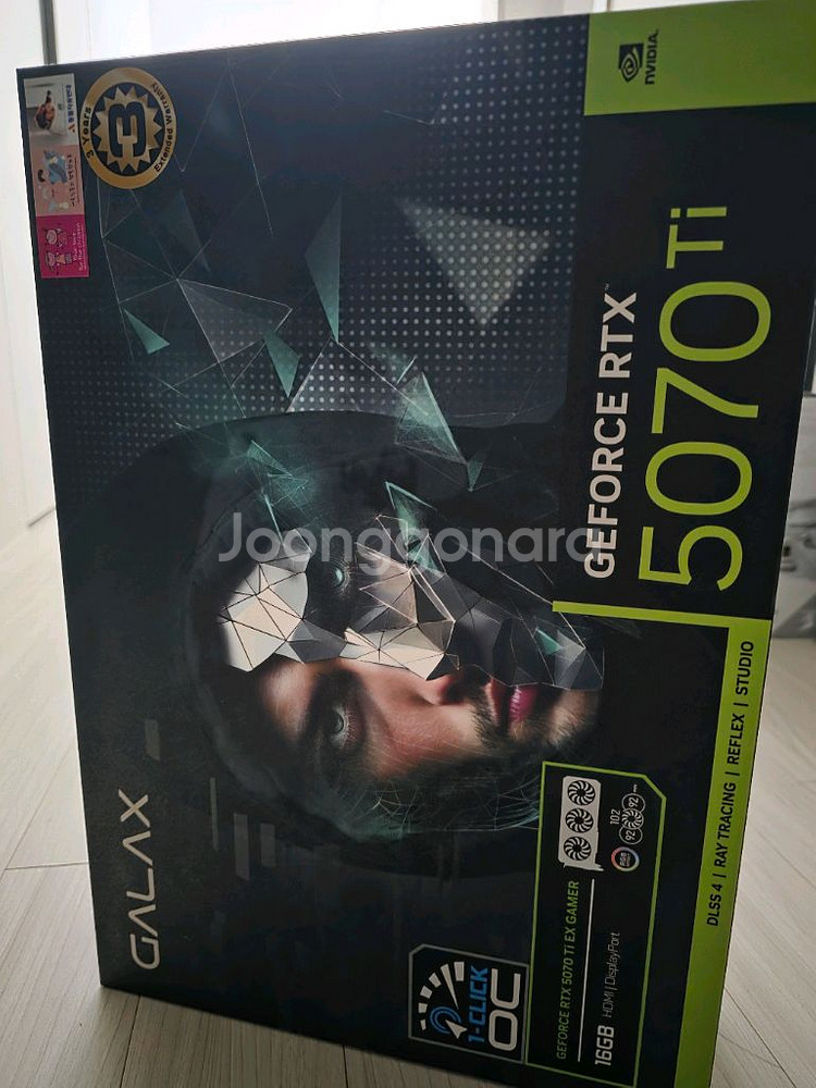 RTX5070TI 갤럭시 OC 블랙 미개봉--0