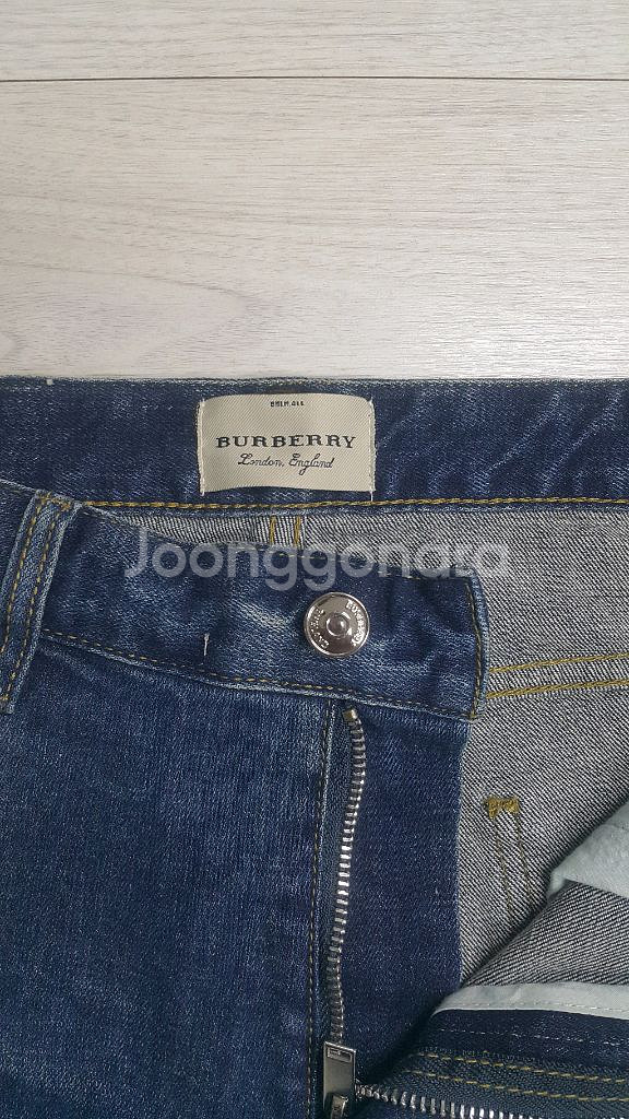 BURBERRY 런던(사방스판) 수입대님 33인치 S급--4