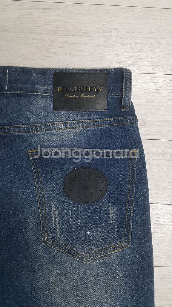 BURBERRY 런던(사방스판) 수입대님 33인치 S급--8