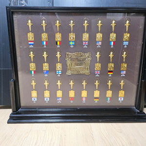 88 서울올림픽 기념 성화열쇠고리 액자