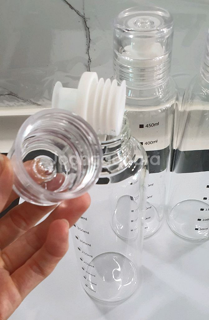 500ml 강화유리 오일병 3개 일괄 (새상품)--4