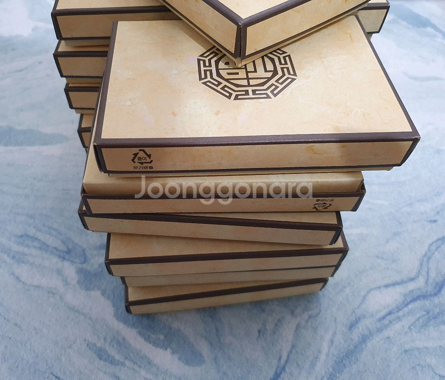전통 문양 떡 간식 답례품 상자 20개--1