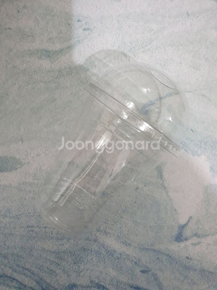 투명 커피 음료 과일 후식 컵--1