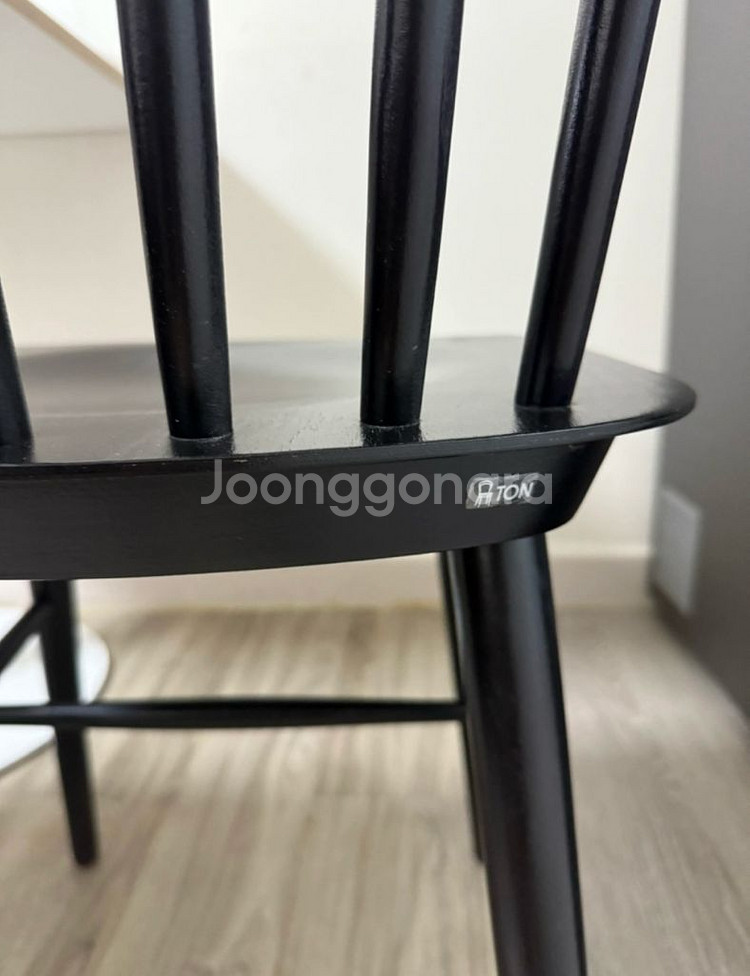 Ton 톤의자 체어 블랙 2개--4