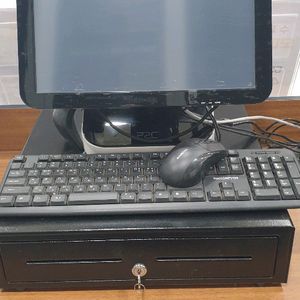 포스기(듀얼모니터, 키보드,마우스,돈통)