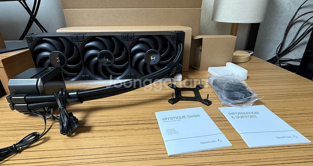 딥쿨 미스틱 360 미사용 수랭쿨러--0