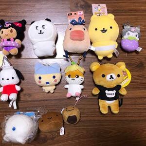 쿠로미 농담곰 리락쿠마 다마고치 타래판다 산리오 인형