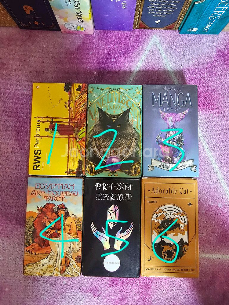 테무에서 산 타로카드 여럿 판매합니다.--0