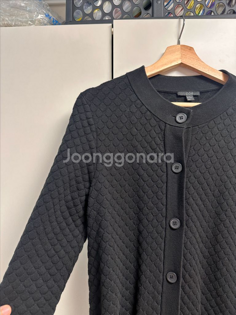 코스 블랙 가디건--0