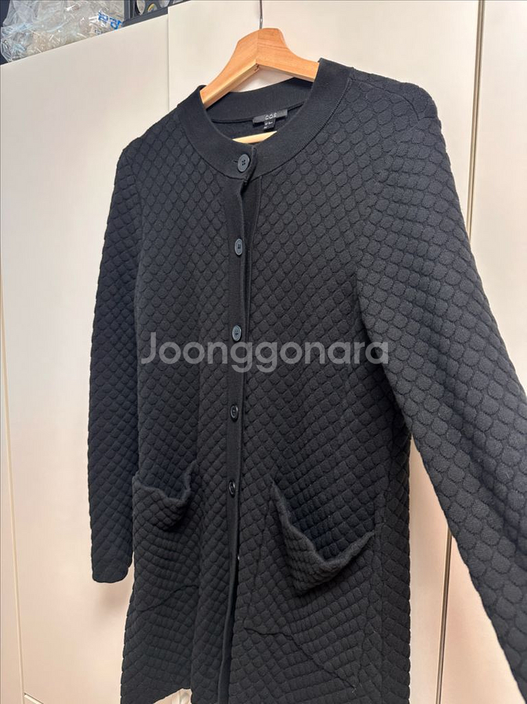 코스 블랙 가디건--2