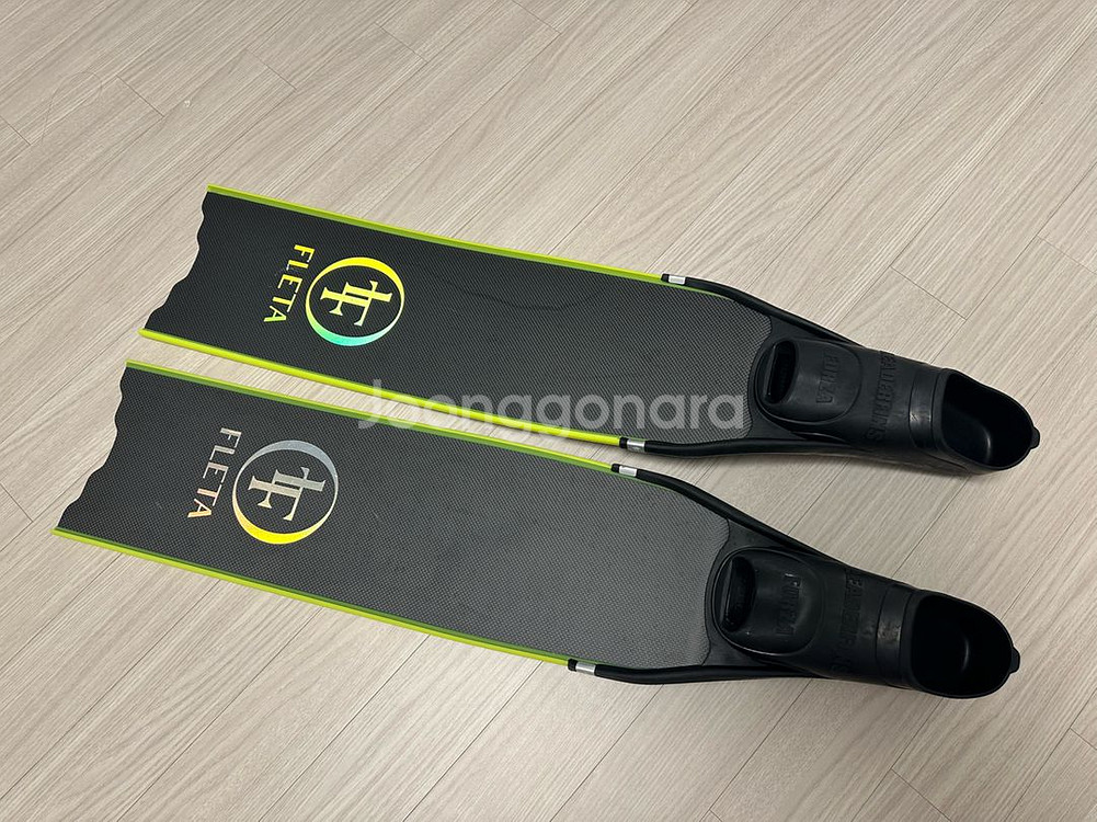 플레타 프리다이빙 카본 롱핀--0