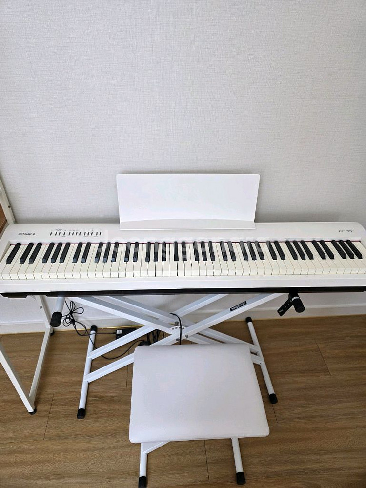 롤랜드 fp-30 피아노 건반 화이트 상태굿--0