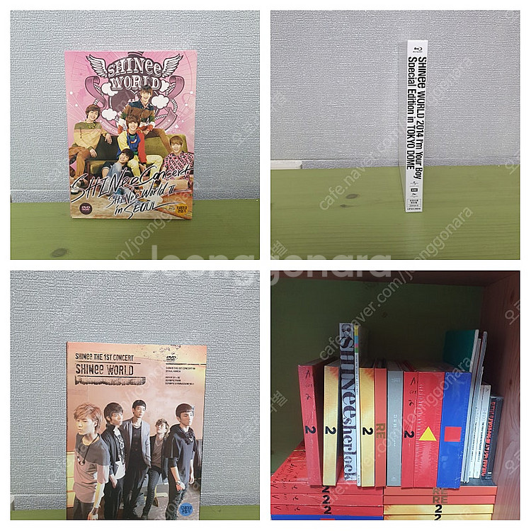 샤이니 굿즈(책,인형,야광봉,DVD,브마--4