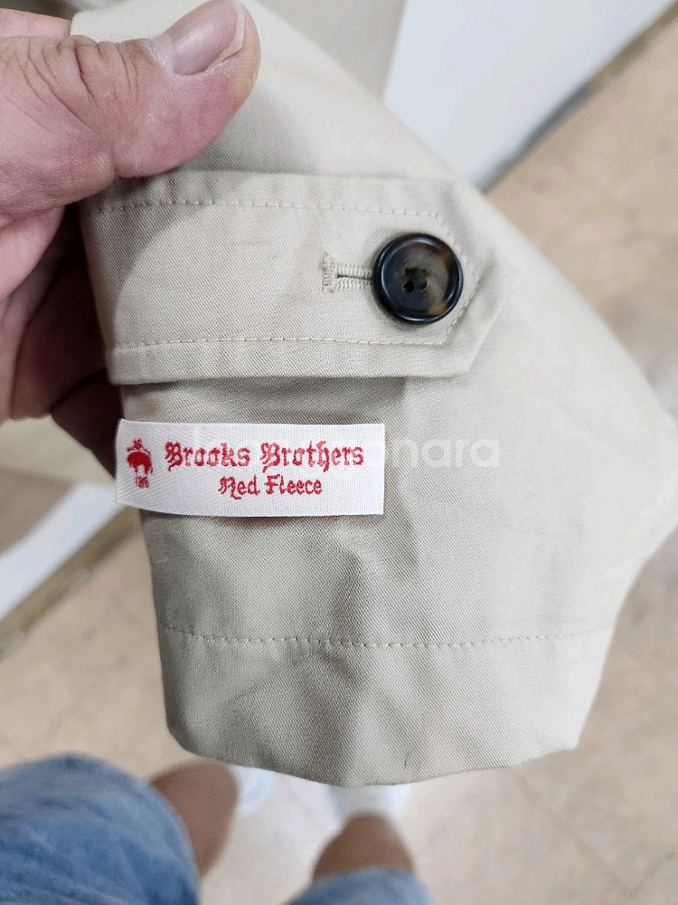 (정품)브룩스브라더스 남성 면 숏트랜치코트38R(100--4