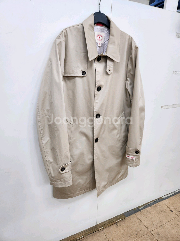 (정품)브룩스브라더스 남성 면 숏트랜치코트38R(100--3