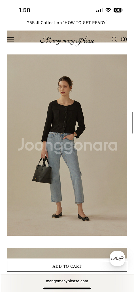 망고매니플리즈 LIGHT REGULAR JEANS--5