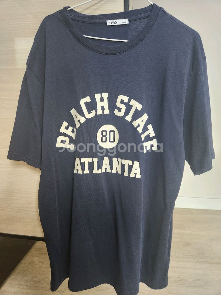 SPAO 피치스테이트 오버핏 반팔 티셔츠--0