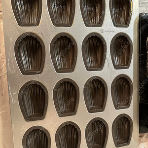 우녹스오븐 마들렌부채틀 16구 2개 총6개