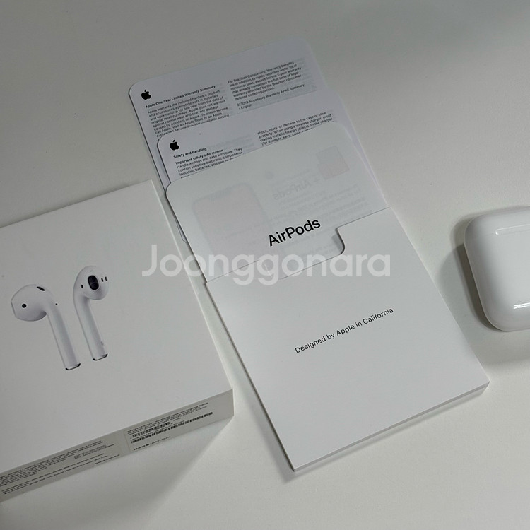Apple 애플 에어팟2세대 유선 (1회 2시간 착용)--2