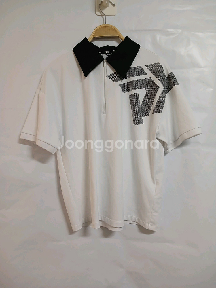 (M,95,새상품급)PXG 여성 반팔 카라티--0