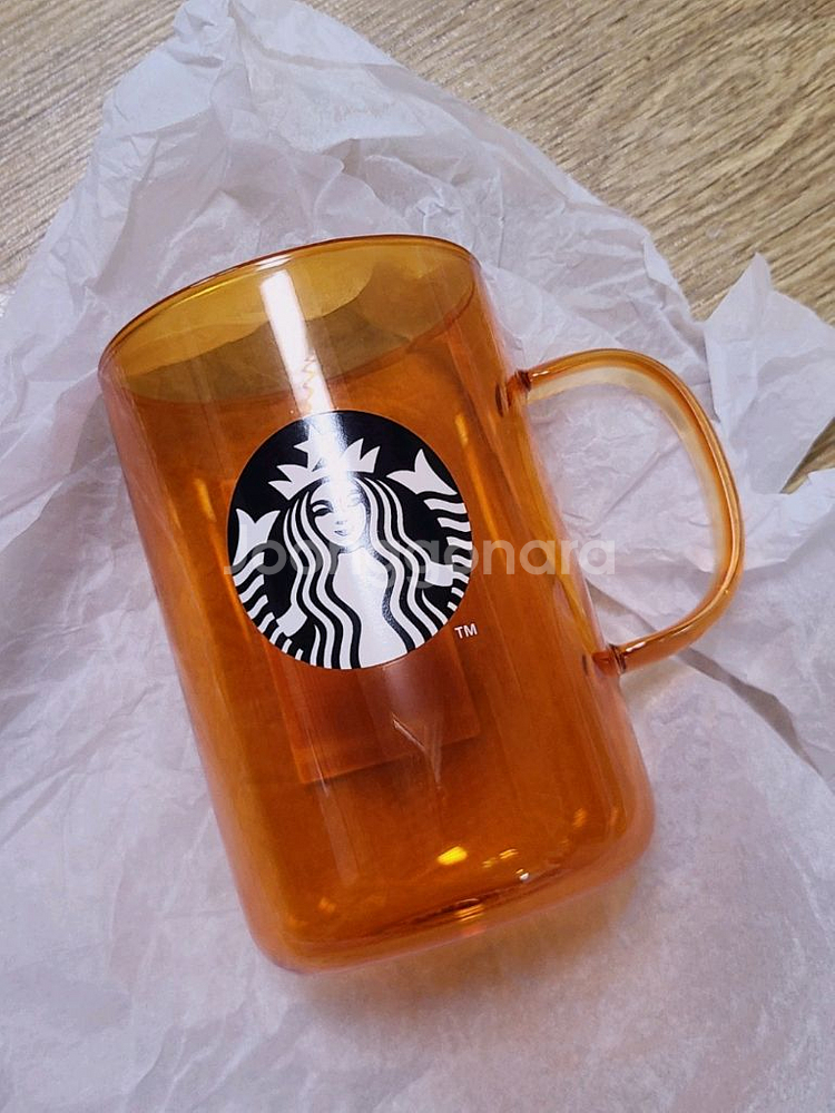 스타벅스 선셋 서머 글라스 컵 500ml (새제품)--0