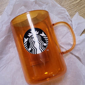 스타벅스 선셋 서머 글라스 컵 500ml (새제품)